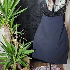 Petite Navy Blue Calvin Klein Pencil Skirt